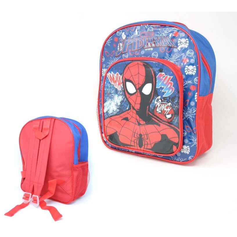 Spiderman Backpack with front & Side Pocket
